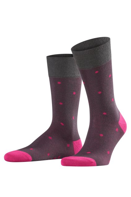 FALKE pánske ponožky Dots - antracite (Farba antracite-3110, Veľkosť 43-46)