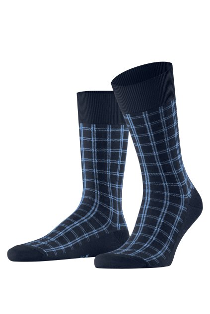 FALKE pánske ponožky Modern Taylor (Farba dark blue-6116, Veľkosť 43-46)