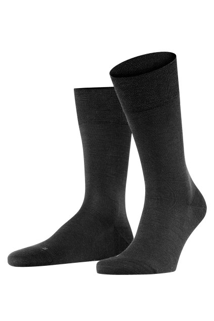 FALKE pánske ponožky  Sensitive Berlin - black (Farba black-3000, Veľkosť 47-50)