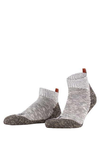 FALKE pánske ponožky protišmyk. Lodge Homepad - light greymele (Farba light greymel-3390, Veľkosť 45-46)