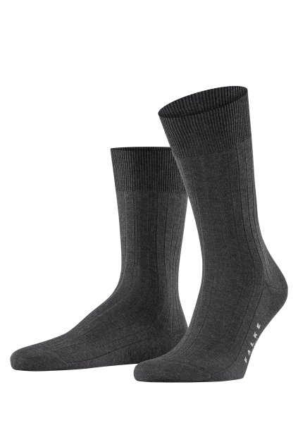 FALKE pánske ponožky Shadow - asphalt mele (Farba asphalt mele-3180, Veľkosť 45-46)