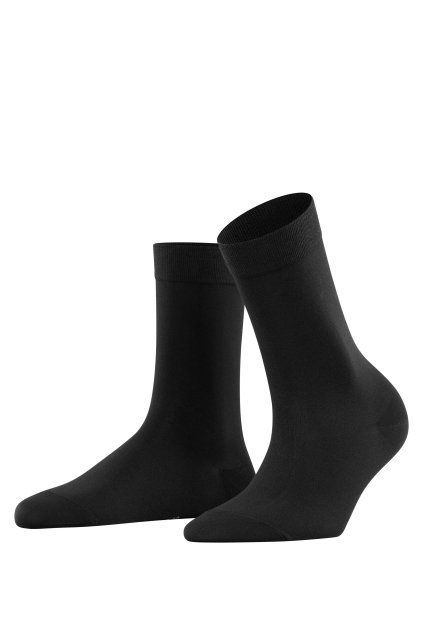 FALKE dámske ponožky Cotton Touch New - black (Farba black-3000, Veľkosť 39-42)