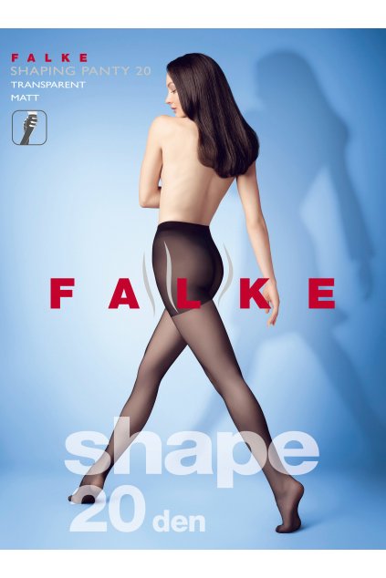 FALKE dámske pančuchy tvarujúce Shaping panty 20 black (Farba black-3009, Veľkosť S/M)