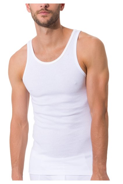 SKINY pánske tielko 2-balenie Shirt Collection BX - white (Farba white-0500, Veľkosť XL)