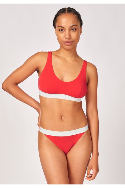 SKINY podprsenka vyberateľné výstuže Modal Retro B25 - hibiscus (Farba hibiscus-S753, Veľkosť 44)