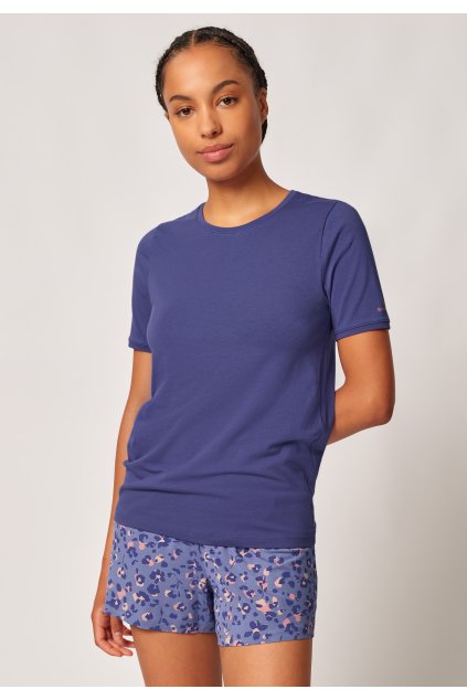 SKINY dámske tričko krátky rukáv Night In Skiny S25 - skipper blue (Farba skipper blue-S834, Veľkosť 44)