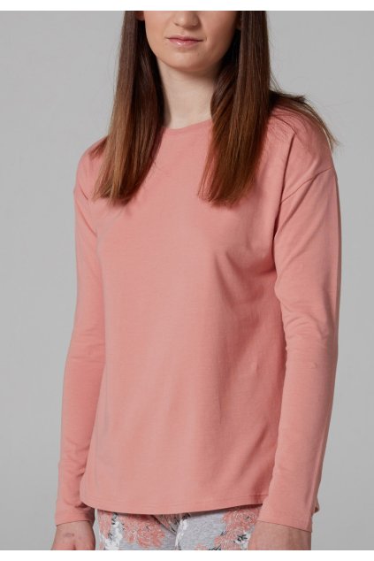 SKINY dámske tričko dlhý rukáv Night In Mix & Match BX  - rose down (Farba rose down-2311, Veľkosť 38)