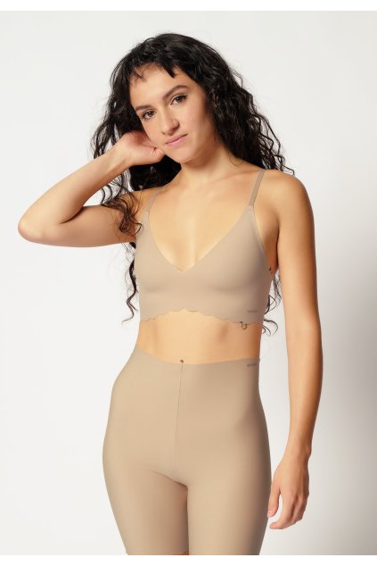SKINY podprsenka s vyberateľnými vypchávkami Micro Essentials (Farba fancy grape-s653, Veľkosť 44/C-D)