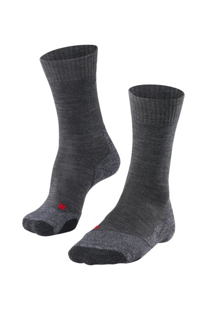 FALKE športové funkčné trekové ponožky TK2 - asphalt mele (Farba asphalt mele-3180, Veľkosť 42-43)