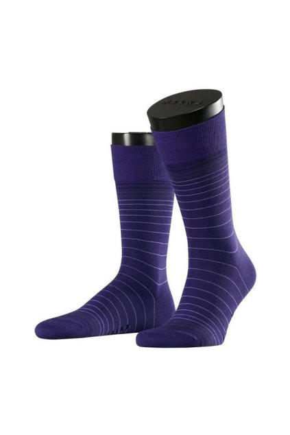 falke heren sokken regular stripe so 13290 39 42 purple night 1 644x