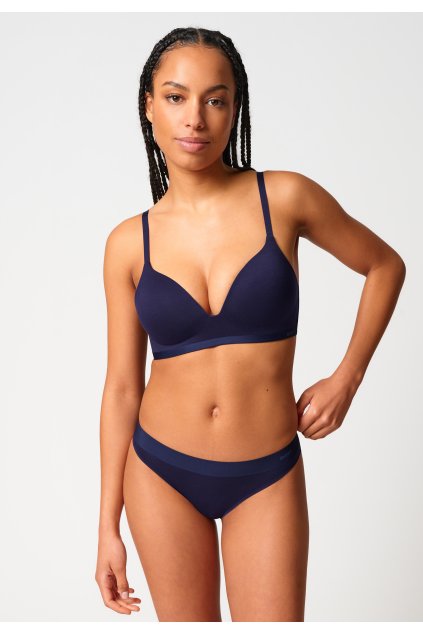 SKINY triangel top vystužený Smartouch W25 - evening blue (Farba evening blue-s880, Veľkosť 85 C)