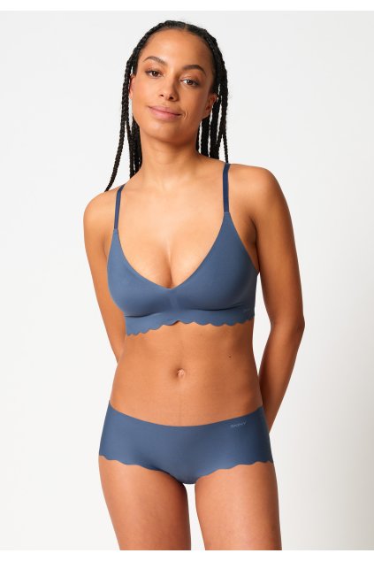 SKINY podprsenka s vyberateľnými výstužami Micro Essentials W25 - vintage indigo (Farba vintage indigo-s879, Veľkosť 44/C-D)
