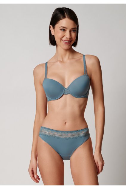 HUBER podprsenka výstužená Micro Lace W25 - oceanview (Farba oceanview-h424, Veľkosť 90 D)