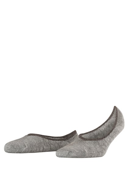 FALKE dámske domáce ponožky Cosy Ballerina-light grey (Farba light grey-3390, Veľkosť 41-42)