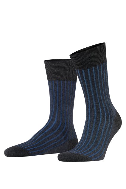 FALKE pánske ponožky Shadow - anthracite mele (Farba anthracite mele-3191, Veľkosť 43-44)