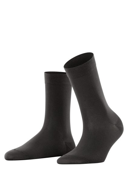 FALKE dámske ponožky Cotton Touch - anthracite (Farba anthracite-3529, Veľkosť 39-42)