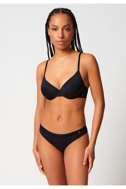 SKINY podprsenka spacer Natural Beauty B25 - black (Farba black-7665, Veľkosť 85D)