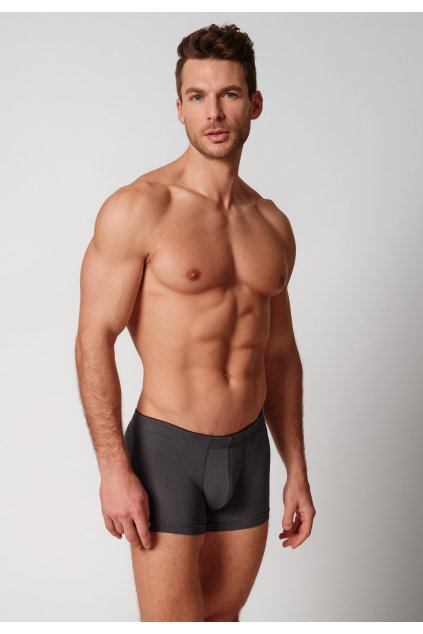 HUBER pánske panty Soft Modal W25 - boulevard structure (Farba boulevard structure-h414, Veľkosť XXL)