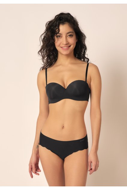 SKINY podprsenka bandeau Micro Essentials B25 - black (Farba black-7665, Veľkosť 85 D)