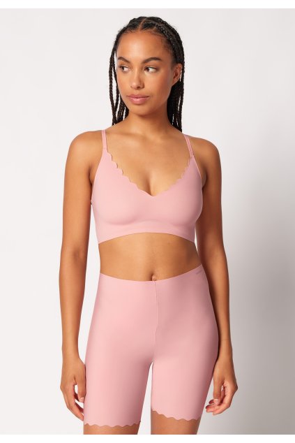 SKINY podprsenka Bustier s vyberateľnými výstužami Micro Essentials S25 - bridal rose (Farba bridal rose-s835, Veľkosť 44)