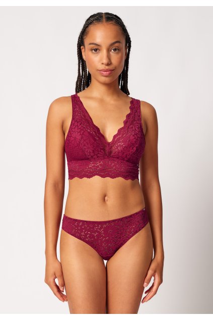 SKINY podprsenka Bustier s vyberateľnými výstužami Wonderfulace S25 - beet red (Farba beet red-S770, Veľkosť 44)