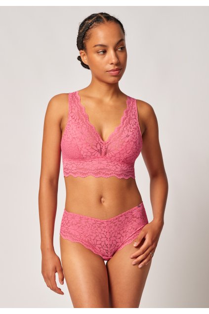 SKINY podprsenka Bustier s vyberateľnými výstužami Wonderfulace S25 - rapture rose (Farba rapture rose-S786, Veľkosť 44)