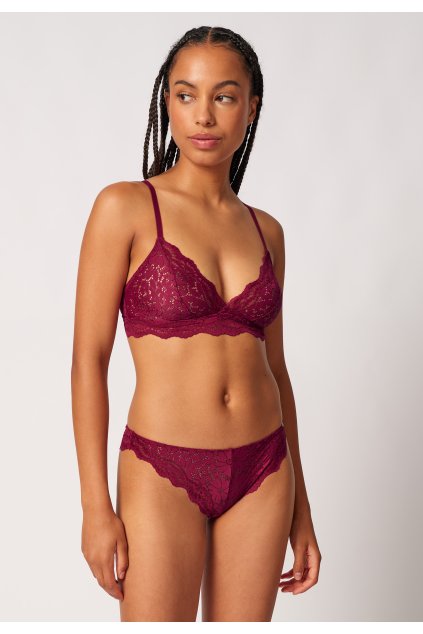 SKINY podprsenka nevystužená mäkká Wonderfulace S25 - beet red (Farba beet red-S770, Veľkosť 42)