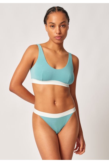 SKINY podprsenka vyberateľné výstuže Modal Retro B25 - reef waters (Farba reef waters-S768, Veľkosť 44)