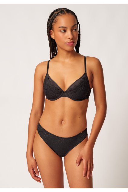 SKINY podprsenka Spacer Wonderfulace B25 - black (Farba black-7665, Veľkosť 85 D)