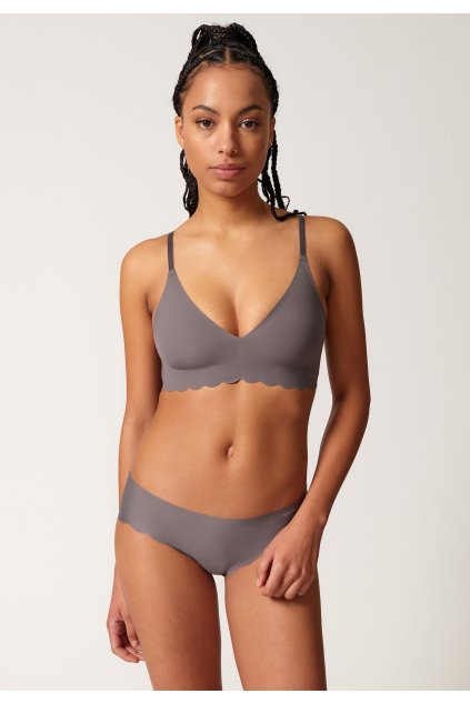 SKINY podprsenka s vyberateľnými výstužami Micro Essentials S24 - iced gray (Farba iced gray-s652, Veľkosť 44/C-D)