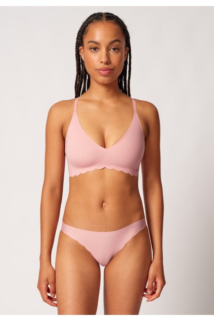 SKINY podprsenka s vyberateľnými výstužami Micro Essentials S25 - bridal rose (Farba bridal rose-s835, Veľkosť 44/C-D)