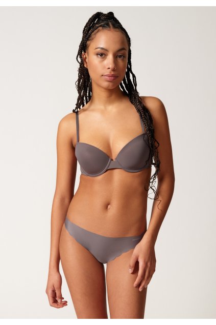 SKINY podprsenka vystužená Micro Essentials W24 - iced gray (Farba iced gray-s652, Veľkosť 85 D)