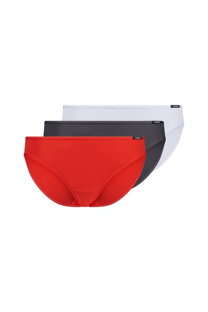 SKINY dámske nohavičky Rio 3-balenie Cotton Essentials W24 - cheeky (Farba cheeky selection-s729, Veľkosť 42)