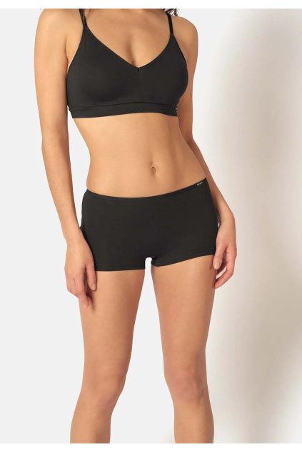 SKINY dámske panty Cotton Essentials B25 - black (Farba black-7662, Veľkosť 44)