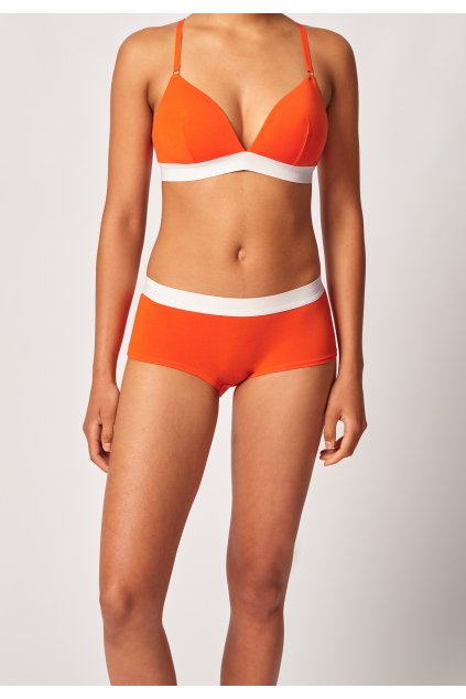 SKINY dámske panty Modal Retro S25 - red orange (Farba red orange-S796, Veľkosť 44)