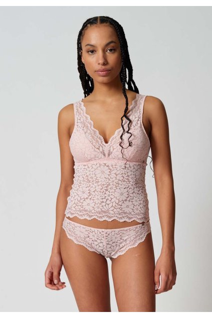 SKINY dámske tielko s vyberateľnými výstužami Wonderfulace B25 - rose dust (Farba rose dust-s567, Veľkosť 44)