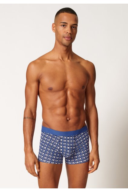 SKINY pánske panty 2-balenie Cotton Multipack S24 - nostalgic check (Farba nostalgic check selection-s683, Veľkosť XL)