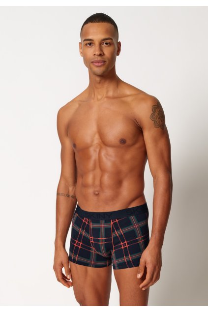 SKINY pánske panty 2-balenie Cotton Multipack S24 - cocktailcheck (Farba cocktailcheck selection-s708, Veľkosť XXL)