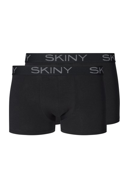 SKINY pánske panty 2-balenie Cotton Multipack B25 - black (Farba black-7665, Veľkosť M)