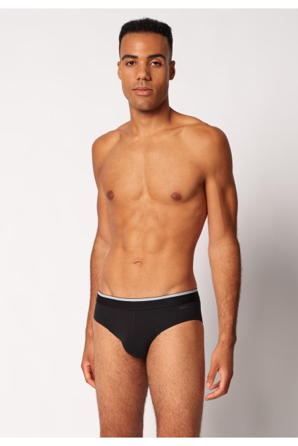 SKINY pánske slipy 3-balenie Cotton Multipack B25 - black (Farba black-7665, Veľkosť XXL)