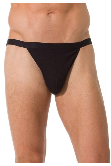 SKINY pánske slipy Tanga Original BX - black (Farba black-7662, Veľkosť XL)