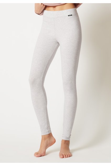SKINY dámske legíny dlhé Night In Mix & Match B25 - quietgrey melange (Farba quietgrey melange-s338, Veľkosť 44)