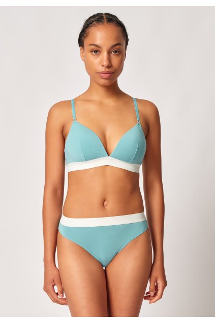 SKINY dámsky triangel Top vystužený Modal Retro S25 - reef waters (Farba reef waters-S768, Veľkosť 85 C)