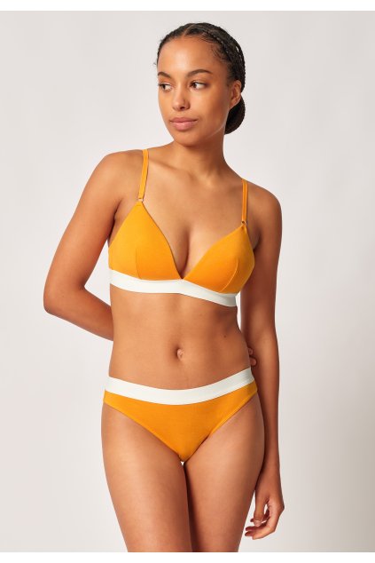 SKINY dámsky triangel Top vystužený Modal Retro S25 - butterscotch (Farba butterscotch-S774, Veľkosť 85 C)