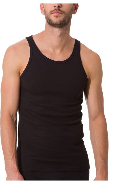 SKINY pánske tielko 2-balenie Shirt Collection BX - black (Farba black-7665, Veľkosť XL)