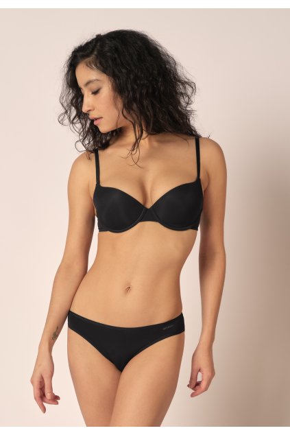 SKINY podprsenka Push-up Micro Lovers BX - black (Farba black-7665, Veľkosť 85 B)