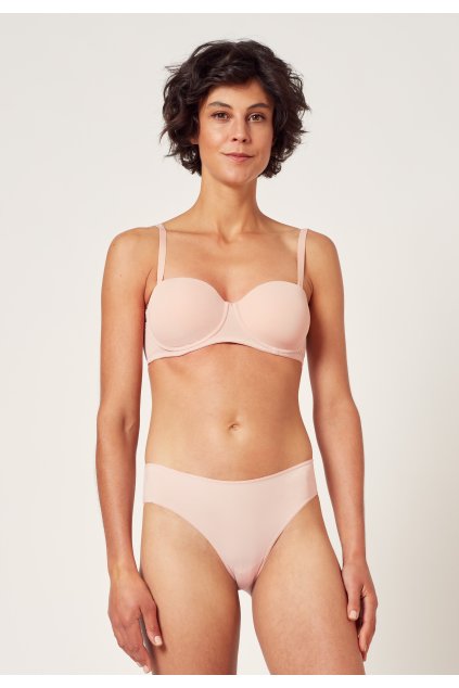 HUBER podprsenka Bandeau  Bra Selection B25 - dusty rose (Farba dusty rose-h098, Veľkosť 90 B)