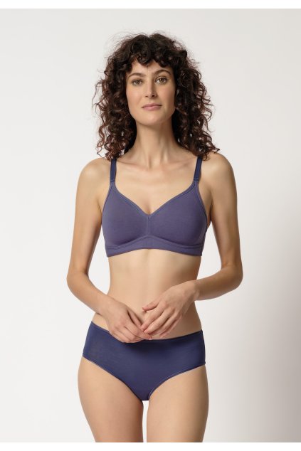 HUBER podprsenka mäkká Bra Selection B25 - almost blue (Farba almost blue-h215, Veľkosť 85 B)