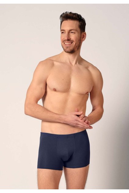 HUBER pánske panty 3-balenie Cotton 3Pack B25 - blue-black (Farba blue-black selection-h183, Veľkosť XXL)