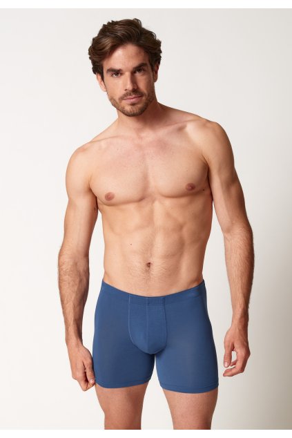 HUBER pánske panty dlhá noha Soft Modal W24 - countryfied Blue (Farba countryfied blue-H287, Veľkosť M)